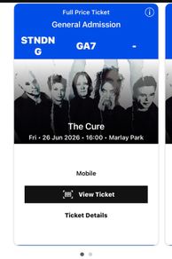 The Cure Marlay Park