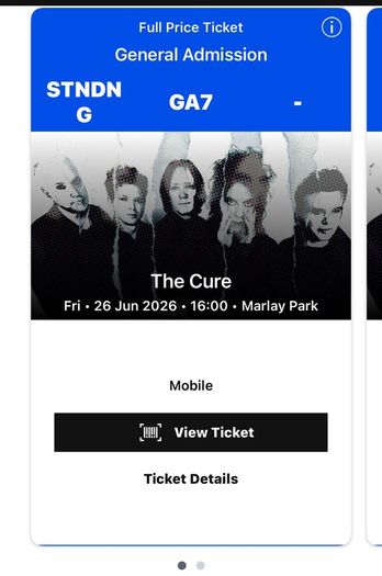 The Cure Marlay Park