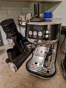 Sage Bambino coffee machine and grinder