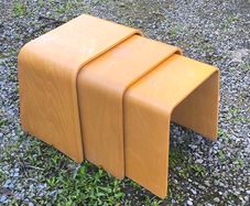 Vintage 90s IKEA "Benjamin" Nesting Stools (Set of 3)