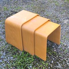 Vintage 90s IKEA "Benjamin" Nesting Stools (Set of 3)