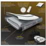 KESSER 2 Mtr - Airtrack Exercise Mat, Inflatable Fitness Mat, Gymnastics Mat with Carrying Bag and Electric Air Pump Image 4