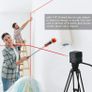 Laser Level, Self-leveling Horizontal and Vertical Cross Line Laser with Magnetic Mount Base and Carrying Pouch, USB Cable Included Image 5
