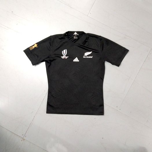 New Zealand (L) All Blacks Rugby Jersey Shirt adidas Kiwi Large World Cup 2019 Japan