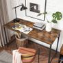 135cm Industrial Office Desk Narrow Image 6