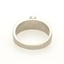925 Vintage Sterling Silver & Pink Coral Ring Image 4