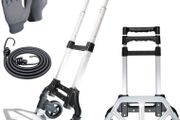 NEW SALE Heavy Duty Folding Hand Truck Aluminium Trolley Multi Purpose Barrow Sack Hand Truck 80KG Load Capacity