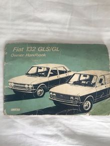 1974 fiat 132 owners manual