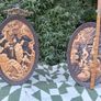 2 X 15 Inch Bretby Pottery Art Deco Japanese Wall Plaques Image 4