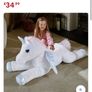 Large Unicorn Teddy Image 2