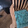 Stunning high back Wooden Armchairs Image 2