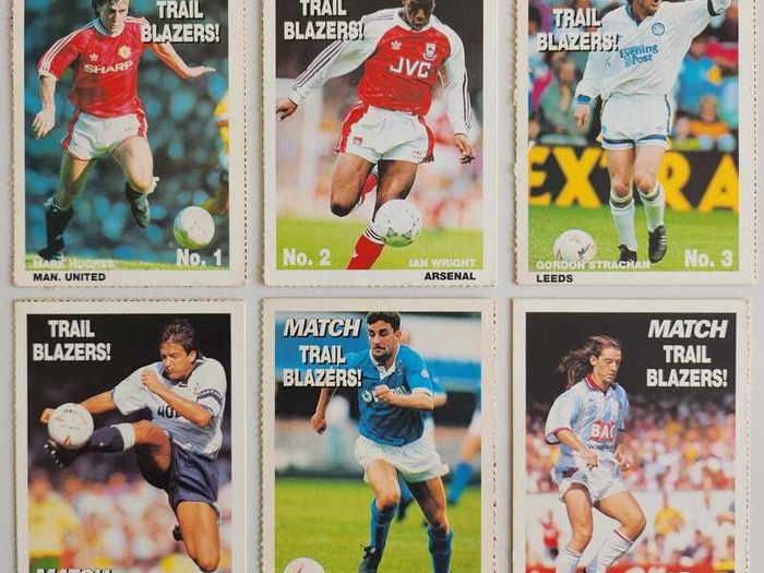 '92 FA Cup - Match Trail Blazers cards