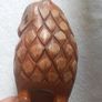 Hardwood carved Tawny owls Image 9