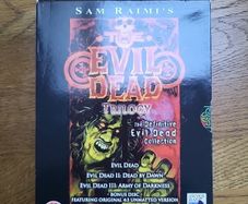 Evil Dead Trilogy numbered DVD box set anchor bay