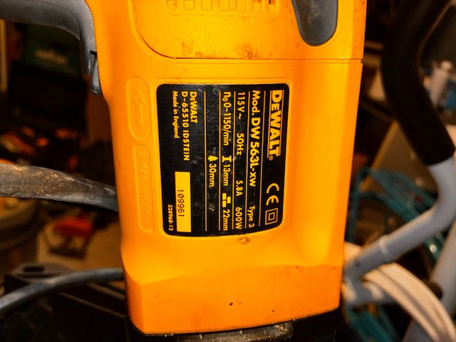 DeWalt hammer/SDS 110V