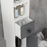 Slim Bathroom Storage Cabinet 180cm Image 9