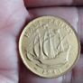 1941 Half Penies Coin Ring Uk Image 8