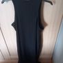 Ladies Black Racer Back Dress Image 2