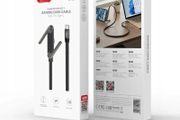 XO Fast Type C Cable Nb-Q311 Pd Usb-C Usb-C 1.5M 240W Black - Flat With Stand