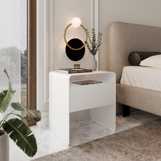 Mono Minimalist Bedside Table with Drawer
