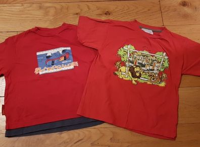 2 Age 4-5 Red Teeshirts
