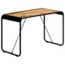Dining Table 118x60x76 cm Solid Rough Mango Wood Image 10