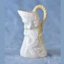 NEW Vintage Belleek Undine Mermaid Creamer Parian China Image 2