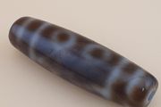 Vintage 5 Eyes Himalayan Tibetan Agate Dzi Bead Amulet