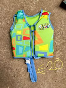 swim vest and arm bands