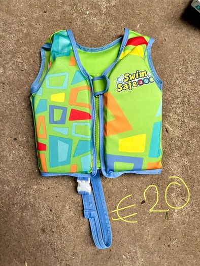 swim vest and arm bands