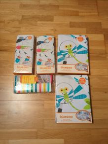 2 Double, 2 single duvet sets and 1 single kids fitted sheets