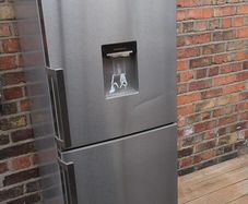 Beko Fridge Freezer with Water Dispenser - Graphite/Dark Inox - Excellent Condition
