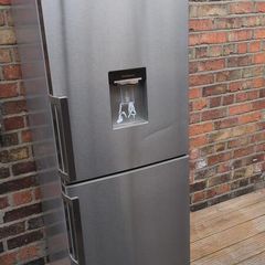 Beko Fridge Freezer with Water Dispenser - Graphite/Dark Inox - Excellent Condition