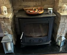 Henley 30kw stove with back boiler