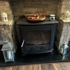 Henley 30kw stove with back boiler