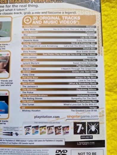 Singstar Legends PlayStation 2 ps2 Games Original