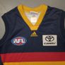 Adelaide Crows (S)  Aussie Rules Shirt Jersey AFL Oz Australian adidas Guernsey Vintage Retro Small Image 3