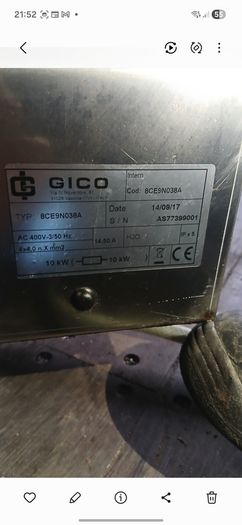 GICO Heavy Duty 2-Zone Commercial Induction Range
