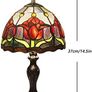 Table Lamp Stained Glass Table Light, Handmade Desk Bedside Table Night Lamp, Antique Art Craft Gifts Lover Kid Living Room Bedroom Study Bookcase Desk Ligh Image 2