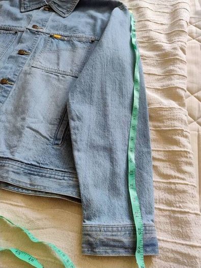 Mens denim cotton jacket size 3XL in very good condition see last three photos for exact measurements FREE STANDARD POSTAGE INCLUDED