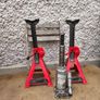 4 Ton Bottle Jack & 2 Ton Axle Stands. Excellent Condition Image 5