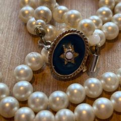 Long Vintage Faux Pearl