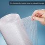 Pukka Post  Lightweight Protective Bubble Cushioning Wrap for Packaging and Mailing, Small Air Bubbles, 300mm x 20m Roll, Clear for Packing or Storage Boxes Image 3