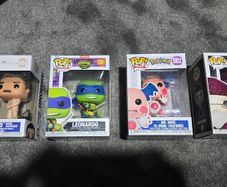 Four Funko Pop Figures