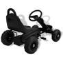 Pedal Go-Kart with Pneumatic Tyres Black Image 4