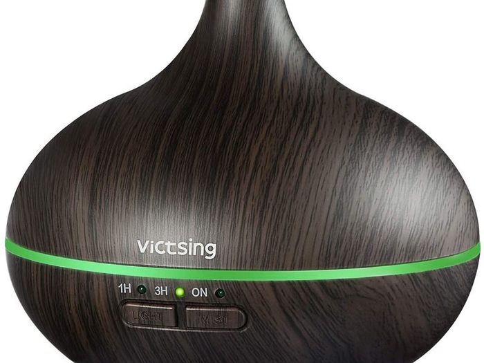 Essential Oil Diffuser For Aromatherapy, Ultrasonic Aroma Diffusers Cool Mist Humidifiers with Waterless Auto Shut-Off For Yoga, Office, Spa, Bedroom, Baby Room