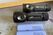Two Zebralight SC700d Hi Flashlights