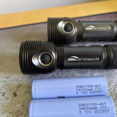 Two Zebralight SC700d Hi Flashlights