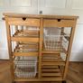 Bamboo Kitchen Trolley Image 4