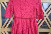 Red dress girls size 7-8 years Christmas